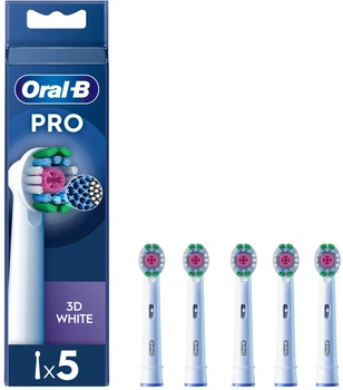 Насадки для електричної зубної щітки Oral-B Pro 3D White 5 шт