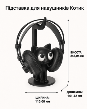 Підставка для навушників Котик. Aivory