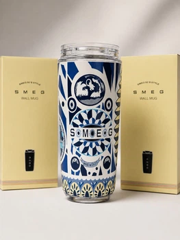 Термокухоль термочашка Smeg Dolce & Gabbana 550мл синя
