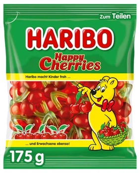 Желейні цукерки Haribo Happy Cherries 175 г (4001686322871)