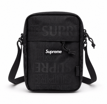 Сумка через плече Supreme SS19 у чорному кольорі.