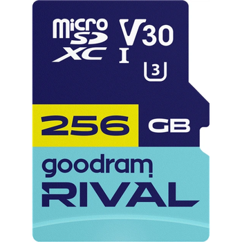 Карта пам'яті GoodRam RIVAL microSDXC 256GB V30 (UHS I U3) + ad (7284594)