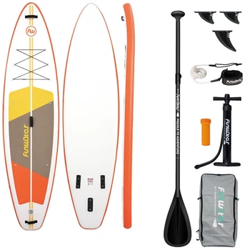 Доска для серфинга SUP FunWater SUPFW69B 3.35м Orange-White (0810143167900)