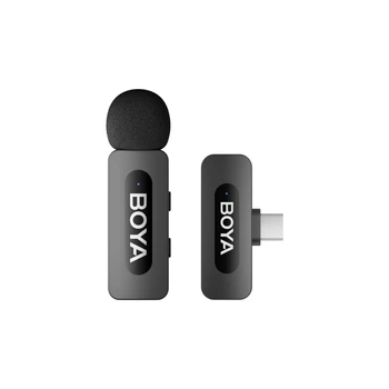 Микрофон BOYA BY-V10 V2.0 беспроводной 2.4GHz Black (6977490710297)