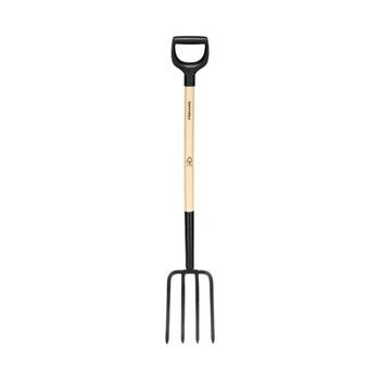 Вилы садовые с деревянной ручкой Fiskars-Solid™-1070676