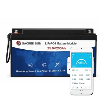 Аккумулятор Sacred Sun SmartPower SCIFP24200 (LiFePO4 Bluetooth) - LiFePO4 на 24 В 200 ампер-часов