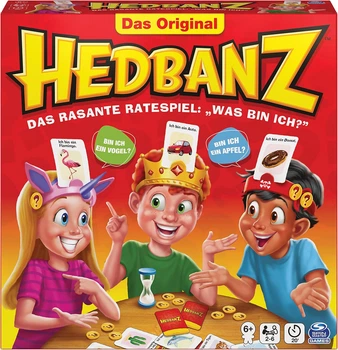 Настольная игра Spin Master Hedbanz Das Original "Кто я?" (немецкая версия), 2-6 игроков