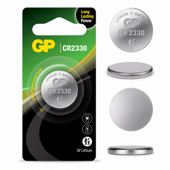 Батарейка GP CR2330 3V Lithium – литиевая кнопочная батарейка для весов, медицинских приборов, пультов и электроники