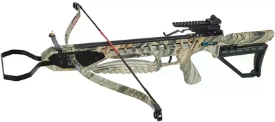 Рекурсивний арбалет Man Kung XB21 Rip Claw Green Camo — універсальна зброя для спорту та активного відпочинку