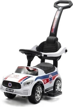 Jeździk Baby Mix ambulance 3w1 Biały 92079 (5902216920798)