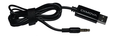 Kabel CKMOVA AC-A35 3.5 mm TRS - USB A 1.2 m  Black (8414902347125)