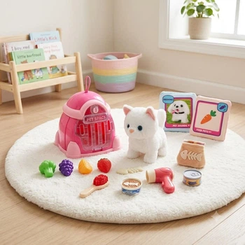 Игровой набор интерактивный котик Домашний любимец Cute Plush Pet (LK004C)
