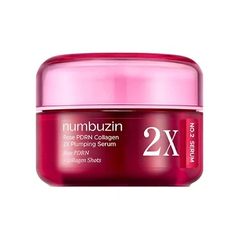 Numbuzin No.2 Rose PDRN Collagen 2X Plumping Serum Інтенсивна сироватка з ПДРН та мікроголками