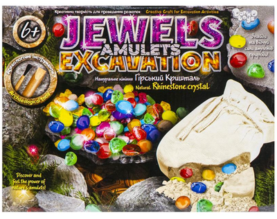 Набір для розкопок амулетів Jewels Amulets Excavation JAEX-01-01 Danko Toys археологічна гра Danko Toys 6+