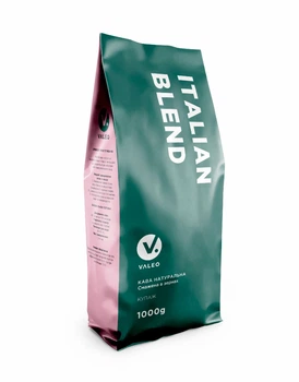 Кофе зерновой Valeo Italian blend 1 кг