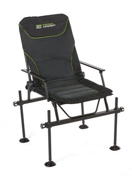 Кресло фидерное COMFORT 59x54x58/83 см 500D полиэстер Черный