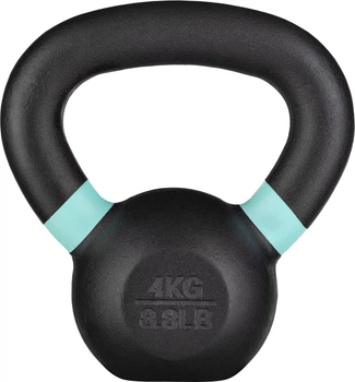 Гиря Gymtek G-42586 чавунна 4 кг Чорна (5905884425862)