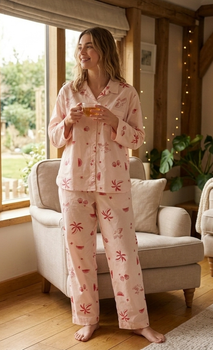 Женская пижама M&S Collection (Marks & Spencer) р. UK 18 (2XL) нежно-розовая