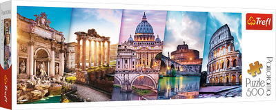 Puzzle Trefl Panorama - Podróż do Włoch 500 elementów (5900511295054)