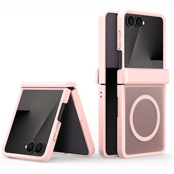 Защитный чехол DUX DUCIS Yind Series MagSafe для Samsung Galaxy Flip 8 - Light Pink