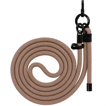 Ремешок Proove Twist Color Cross-Body Strap для телефона, универсальный, через плечо, коричневый