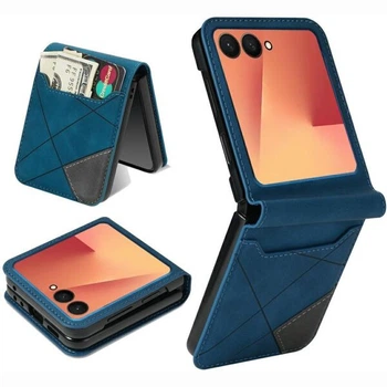 Захисний чохол Deexe Rhombus Card для Samsung Galaxy Flip 8 - Blue