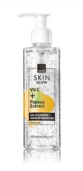 Гель для умывания/снятия макияжа Avon с витамином С и экстрактом папаи «Сияние», 195мл (158511665)