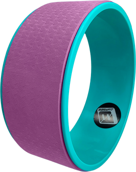 Колесо для йоги EasyFit TPE 30 см EF-1824-ViM Сиренево-мятное (56001595)