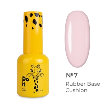 Do it База для ногтей цветная Rubber base Cushion №7 светло-розовая 10 мл
