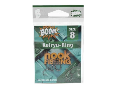 Гачок для мирної риби BOOM Keiryu-Ring №8 (10 шт/уп) (BN)