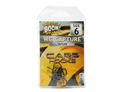 Гачок для мирної риби BOOM Wide Gape Сapture №6 (10 шт/уп) (Teflon)