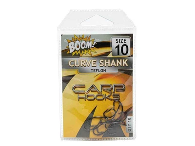 Гачок для мирної риби BOOM Curve Shank №10 (10 шт/уп) (Teflon)