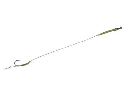 Повідець короповий Fishing ROI (2шт/уп) з конусом та вертлюгом hook 8340B №8 25lb