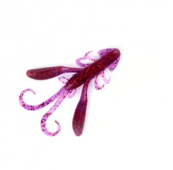Приманка Bait Breath U30 Rush Craw 2.8" (7шт.) (Ur29 Chameleon／Red・seed),FS0011493