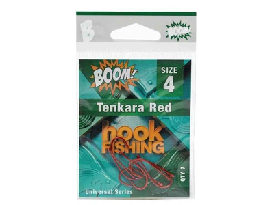 Гачок для мирної риби BOOM Tenkara Red №4 (7 шт/уп) (RED)