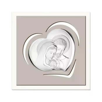 Серебряная икона Святое Семейство (17 x 17 см) Valentі 81492 1L