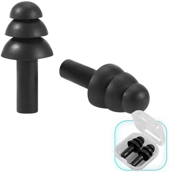 Беруши силиконовые многоразовые EasyFit Чёрные (56003799)