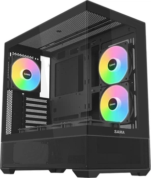 Корпус Sama V40 Black (V40-BKADA6X1-GL)