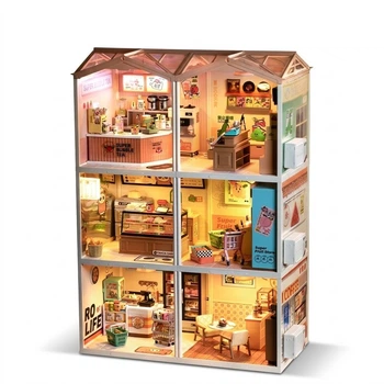 Конструктор Rolife Super World Bubble Tea Shop