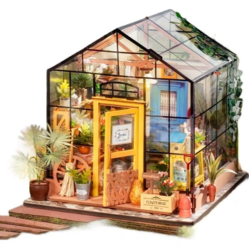Конструктор Rolife Flower House Класична прозора квіткова стіна