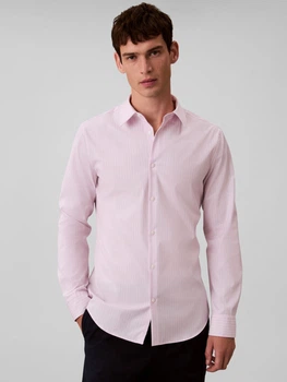 Сорочка бавовняна чоловіча Calvin Klein 307080838 2XL Рожева (1160419851)