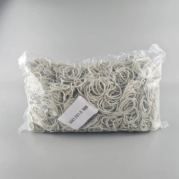Банковские резинки, Plast, №30, белые, 1,5 мм, диаметр 30 мм, 1 кг, для фиксации денег и кассовой работы