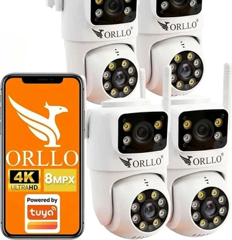 Zestaw kamer IP ORLLO TZ19 DUAL WiFi 4K AI 4 szt. (4X-TZ19)