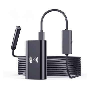 2-метровый Wi-Fi эндоскоп-бороскоп 720p с жестким кабелем для iOS/Android/PC, водонепроницаемая IP67 гибкая камера на проводе