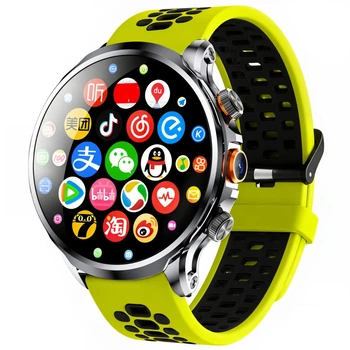 Умные часы Smart Technology Venom Green 52 мм сталь черный сенсорный GPS SIM-карта