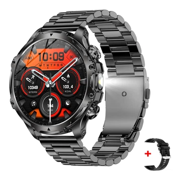 Розумний годинник Smart Turbo Power Steel 1,8" сенсорний чорний сталь 24 мм 800 мАг