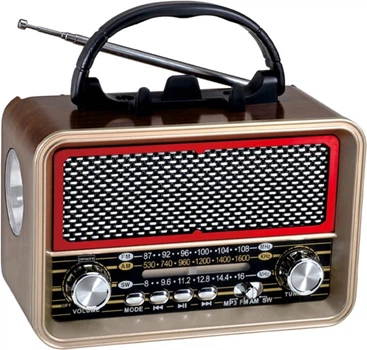 Радіоприймач Zenwire BT-S060 Brown (5904507521608)