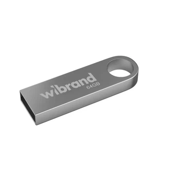 USB флеш накопитель Wibrand 64GB Puma Silver USB 2.0 (WI2.0/PU64U1S) (351899)