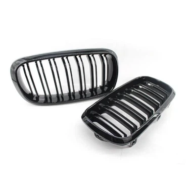 Решетки радиатора BMW X5 (F15), X6 (F16) (2014–2017г) черный глянец 51117294486, 51117294485