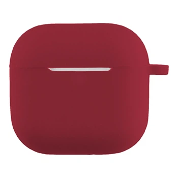 Футляр Silicone Case with hook для Airpods 5/4 56.Wine Red